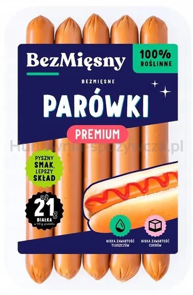 Bezmięsne Parówki Premium 160G