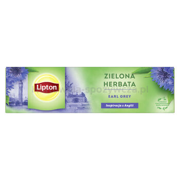 Lipton Herbata Earl Grey Green 20Torebek