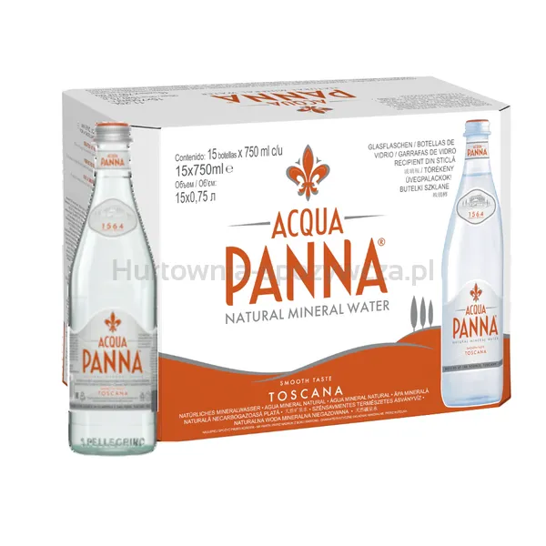 Acqua Panna Naturalna woda mineralna niegazowana 0,75 l szklana