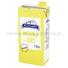 Mleczarnia Mleko 2%, 1 l x 12 sztuk
