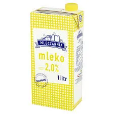 Mleczarnia Mleko 2%, 1 l x 12 sztuk