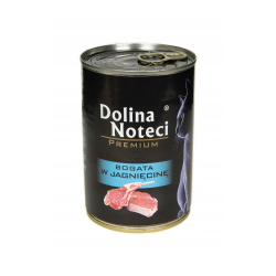 Dolina Noteci Premium Mokra karma puszka dla kota jagnięcina 400g