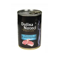 Dolina Noteci Premium Mokra karma puszka dla kota jagnięcina 400g