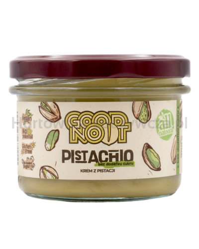 Krem Pistacjowy Bez Dodatku Cukru 200 G - Good Noot [BIO]