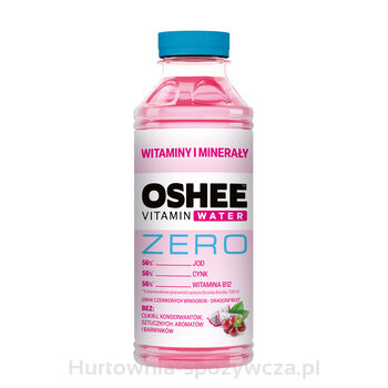 Oshee Vitamin Water Witaminy I Minerały Zero 555Ml