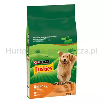 Friskies Balance z kurczakiem i wołowiną z warzywami 7 kg