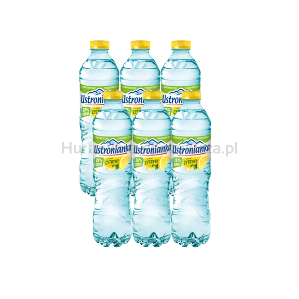 Woda Ustronianka O Smaku Cytryny Niegazowana 1,5 L
