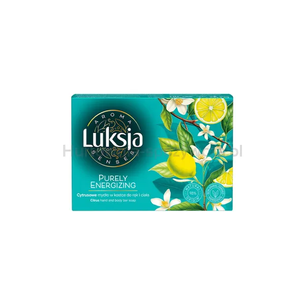 Luksja Aroma Senses Purely Energizing Cytrusowe Mydło W Kostce Do Rąk I Ciała 90 G