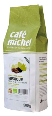 Kawa Ziarnista Arabica 100 % Meksyk Bio 500 G - Cafe Michel [BIO]