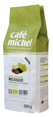 Cafe Michel  Kawa Ziarnista Arabica 100 % Meksyk Bio 500 G [BIO]