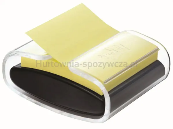 Podajnik do bloczków samoprzylepnych POST-IT® Z-Notes PRO (PRO-B-1SSCY-R330), czarny, 1 x Super Sticky Z-Notes 76x76mm