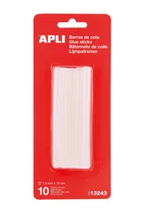 Apli Klej termotopliwy 7,5mm, 10szt., transparentny 