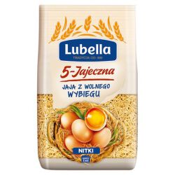 Lubella Makaron Jajeczna 5 Jaj Nitki 400 G