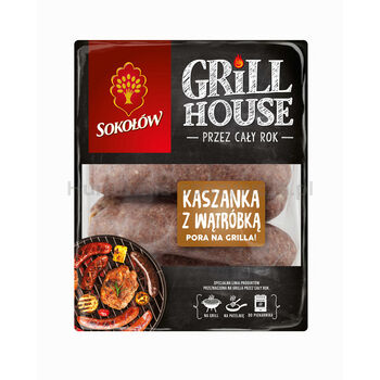 Sokołów Kaszanka z wątróbką 500g 