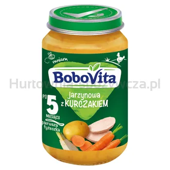 Bobovita Jarzynowa Z Kurczakiem Po 5 Miesiącu 190 G