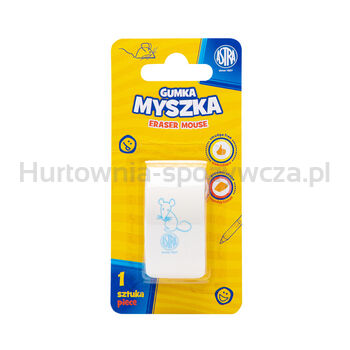 Gumka myszka ASTRA - 1 szt. blister