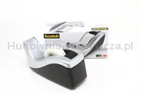 Dyspenser do taśm SCOTCH® (C60-ST), czarno-srebrny, taśma GRATIS - 2