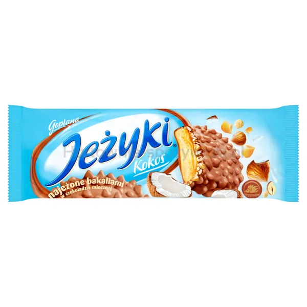 Jeżyki Kokos Ciastka W Czekoladzie Mlecznej 140 G x 20 sztuk