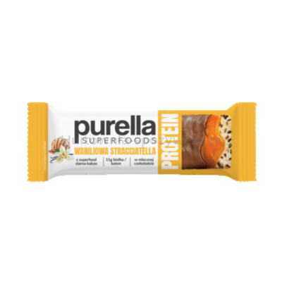 Purella Baton proteinowy waniliowa stracciatella 45g