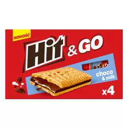 Hit & Go Choco & Milk 4x27g
