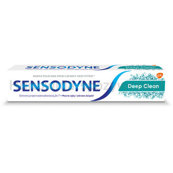 Sensodyne Deep Clean Pasta Do Nadwrażliwych Zębów Z Fluorem Wzmacniająca I Utwardzająca Szkliwo, 75 Ml