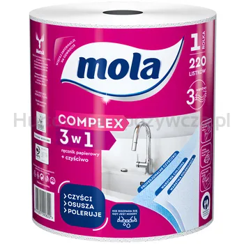 Mola Complex 3w1 Ręcznik papierowy + czyściwo 1 szt