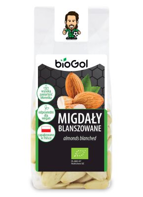 Migdały Blanszowane Bio 100 G - Biogol [BIO]