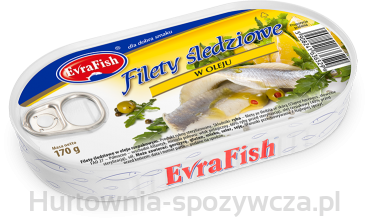 Evrafish-Filety Śledziowe W Oleju 170G