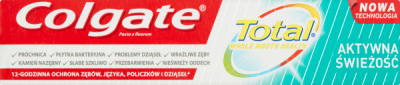 Colgate Pasta Do Zębów Total Aktywna Świeżość 75 Ml