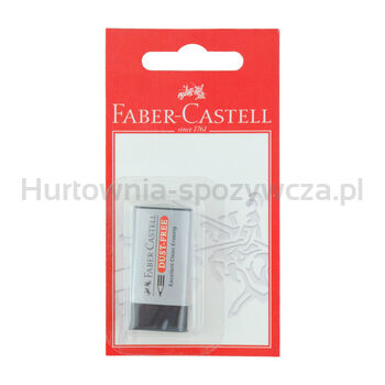 Gumka dust free czarna 1 sztuki blister faber castell