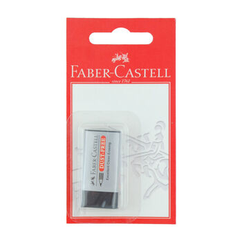 Gumka dust free czarna 1 sztuki blister faber castell