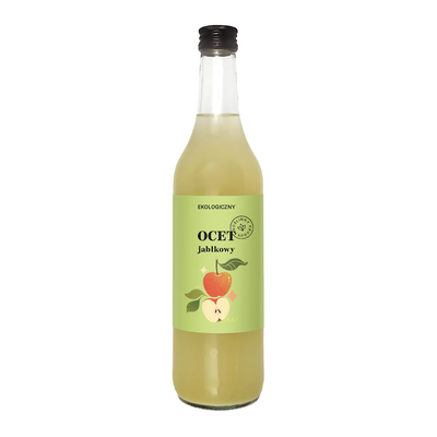 Delikatna Ocet Jabłkowy 4 % Niefiltrowany  Bio 500 Ml [BIO]