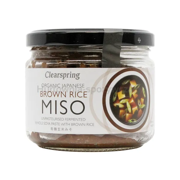 Miso Z Brązowego Ryżu - Niepasteryzowane Bio 300 G