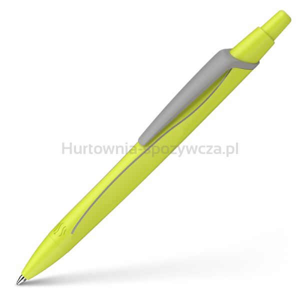 Długopis automatyczny SCHNEIDER Reco, M, żółty neonowy - 2
