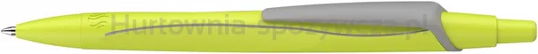 Długopis automatyczny SCHNEIDER Reco, M, żółty neonowy