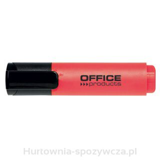 Zakreślacz Fluorescencyjny Office Products, 2-5Mm (Linia), Czerwony