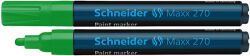 Schneider Marker olejowy Maxx 270, okrągły, 1-3mm, zielony 