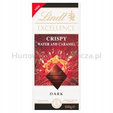 Lindt Czekolada Excellence Crispy Biscuit 100G