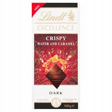 Lindt Czekolada Excellence Crispy Biscuit 100G