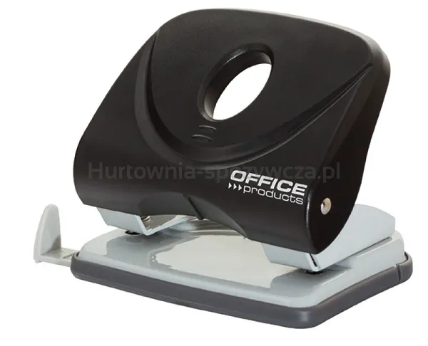 Dziurkacz Office Products, Dziurkuje Do 30 Kartek, Plastik, Czarny