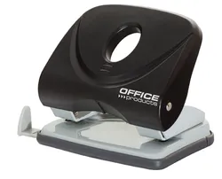 Dziurkacz Office Products, Dziurkuje Do 30 Kartek, Plastik, Czarny