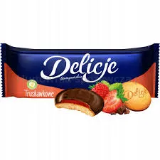 Wedel Delicje Szampańskie Biszkopty Z Galaretką Truskawkową 147 G