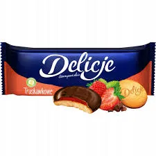 Wedel Delicje Szampańskie Biszkopty Z Galaretką Truskawkową 147 G