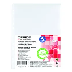 Office Products Koszulki na dokumenty PP, A4, groszkowe, 100szt.