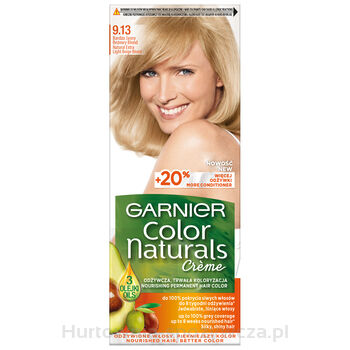 Garnier Color Naturals CreMe Farba Do Włosów 9.13 Bardzo Jasny Beżowy Blond