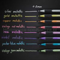 Cienkopis metaliczny SCHNEIDER Paint-It 020, 1-2mm, srebrny metalik - 3