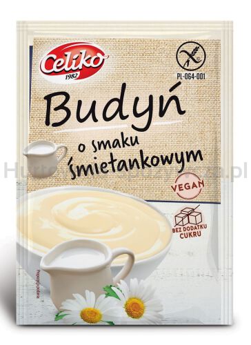 Budyń O Smaku Śmietankowym Bezglutenowy 40 G - Celiko [BIO]