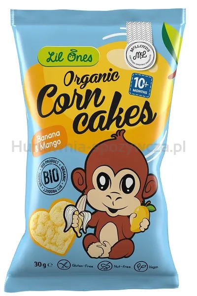 Chrupki Kukurydziane Banan-Mango Od 10 Miesiąca Bezgl. Bio 30 G