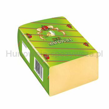 Mlekpol Ser Mini Gouda Blok Stała Waga 1Kg 