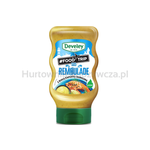 Develey Food Trip Sos Remoulade z białą kapustą i kurkumą Łagodny 300 ml